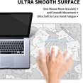 thumbnail image 4 of Kawaii Cats White Gaming Mouse Pad XXL Kittens Japanese Extended Big Large Desk Mat Non-Slip Rubber Base Stitched Edge Long Keyboard Mousepad for PC Computer Laptop,35.4×15.7 Inches, 4 of 6