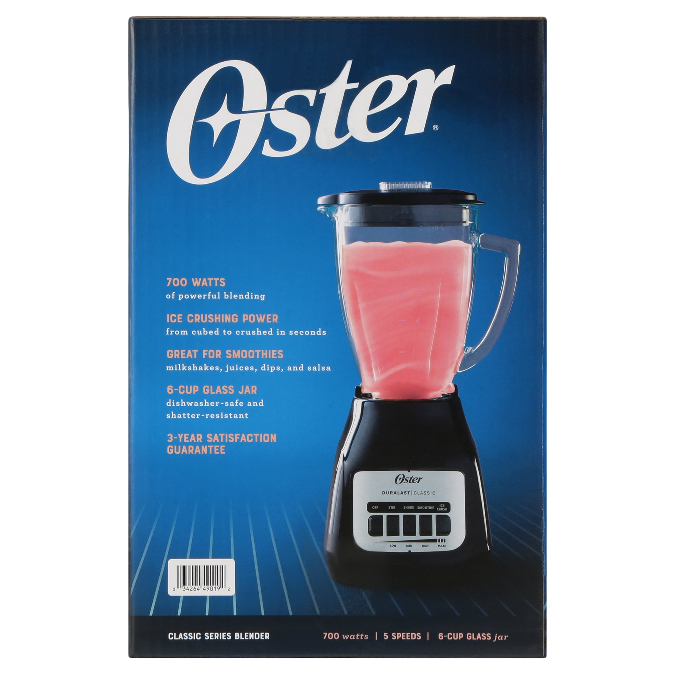 Oster Classic 5-Speed Blender, Black - Walmart.com