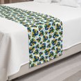 thumbnail image 2 of Botanical Bed Runner, Colorful Monstera Leaves Plain Background, Decorative Accent Bedding Scarf for Hotels Homes and Guestrooms, King, White Multicolor, by Ambesonne, 2 of 2