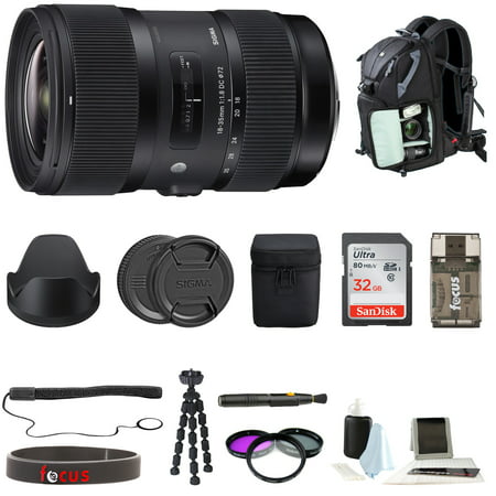 Sigma 18-35mm f/1.8 DC HSM Art Lens for Canon DSLR Cameras (Best Sigma Art Lens For Portraits)
