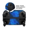 thumbnail image 2 of Gukieu Blue Fire Cool Wolf Print Suitcase Protective Cover, Elastic Zipper Buckle Suitcase Protective Cover, Suitable for Travel, Business Trip-Small, 2 of 7