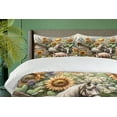 thumbnail image 5 of Ambesonne Rustic Duvet Cover Set, Vintage Rural Farmhouse Life, King, Earth Yellow and Multicolor, 5 of 6