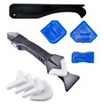 thumbnail image 1 of Outils de Calfeutrage en Silicone 3 en 1, Outil de Finition de Mastic en Acier Inoxydable, Grattoir à Joints, Réutilisable et Remplace 5 Tampons en Silicone, Excellent Outil pour la Cuisine, 1 of 5