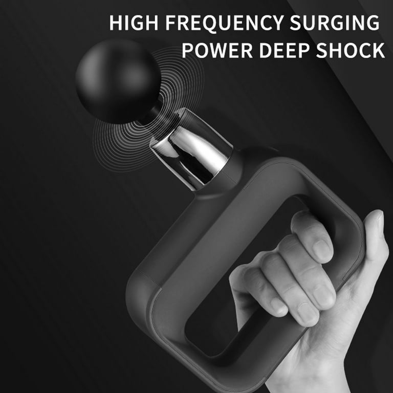 Small Black Massage Gun Deep Tissue, Muscle Massage Gun for Athlete with  Pain Relief, 32 Speed High-Intensity Vibration Rechargeable, Touch LCD ...