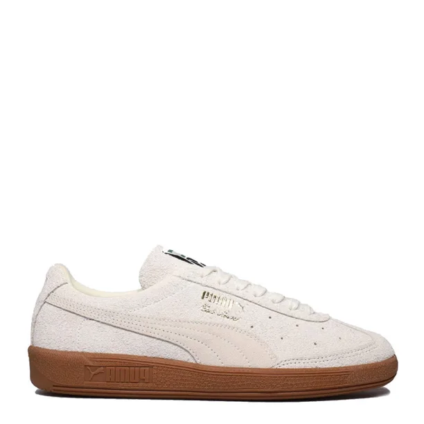 PU & MA Vlado Stenzel Hairy Suede Trainer Frosted Ivory / Gum