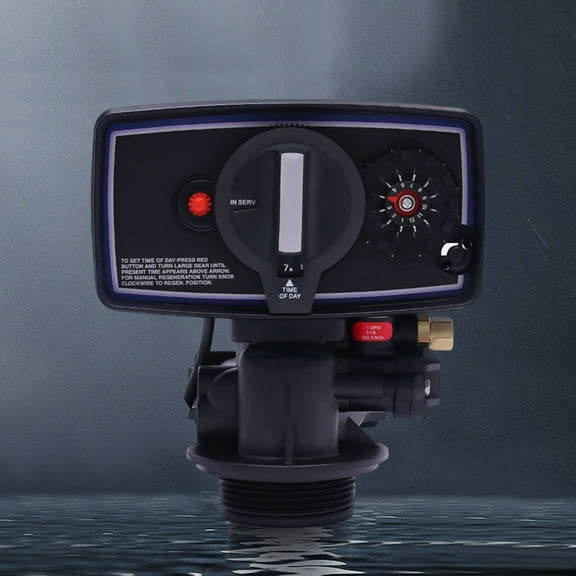 Automatic Fleck 5600 12 Day Control Timer Valve Fits Water Filter Softener Resin