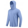 thumbnail image 2 of COOFANDY Mens UPF 50+ Hoodie Shirts Long Sleeve Sun Protection Fishing Shirt Swim Beach UV SPF Summer Quick Dry Rash Guard, 2 of 6