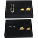 thumbnail image 5 of de Almacenamiento de La Bandeja de Exhibición de La Joyería de Negro Organizador de Vitrinas de Almacenamiento 20x15x3cm 7 Salvador Dali Bandeja para joyas de terciopelo, 5 of 8