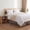 White, variant on URBANLIFE Twin Comforter Set , All Season Fluffy Down Alternative Bedding , Breathable 2 Piece Reversible Bed Set with Reinforced Stitching (68x90 Inch, 1 Pillow Shams, Black)