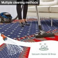 thumbnail image 5 of Independence Day Outdoor Rug for Patio/Deck/Porch, Non-Slip Large Area Rug 6 x 9 Ft, 4th of July Star Blue Red Striped Indoor Outdoor Rugs Washable Area Rugs, Reversible Camping Rug Carpet Runner, 5 of 8