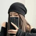 thumbnail image 2 of Beanie Hat for Men and Women Knit Slouchy Skull Cap, 2 of 7