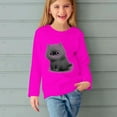 thumbnail image 5 of Spazoro Toddler Kids Girls Boys Sweatshirts, Crew Neck Long Sleeve Fall Winter Graphic Tops for Childs Girls Boys Hot Pink Size 11 T, 5 of 5