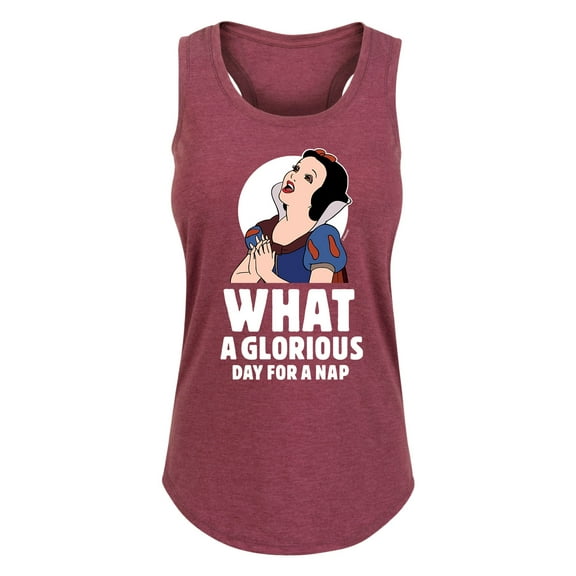 Disney Princess - Snow White Nap - Women's Racerback Tank Top