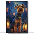 thumbnail image 2 of Airedale Terrier Dog Picture Fantastic Poster Unframe, Airedale Terrier Dog Canvas Frame Ready to Hang - Wall Decor - Gifts For Mom, 2 of 6