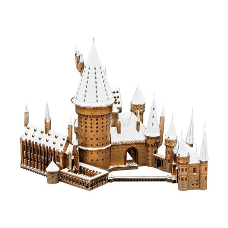 Metal Earth Premium Series ICONX 3D Metal Model Kit - Harry Potter Hogwarts in Snow