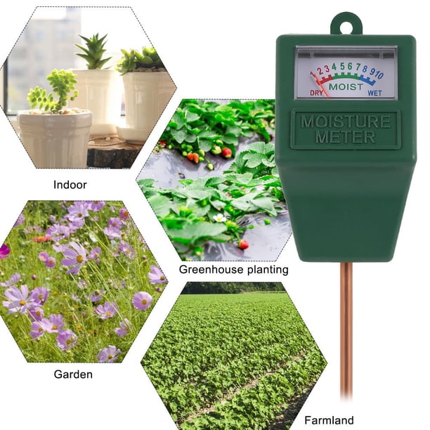 Generic Kit de mesure du sol, testeur d'humidité du sol 4 en 1, capteur de test de l'eau des plantes pour jardin, pelouse, ferme, plantes d'intérieur et d'extérieur, 4 In 1 Soil Generic Kit de mesure du sol, testeur d'humidité du sol 4 en 1, capteur de test de l'eau des plantes pour jardin, pelouse, ferme, plantes d'intérieur et d'extérieur, 4 In 1 Soil
