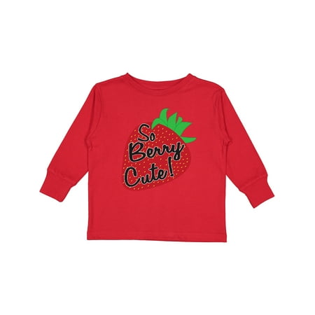 

Inktastic So Berry Cute! Gift Toddler Boy or Toddler Girl Long Sleeve T-Shirt