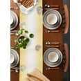 thumbnail image 3 of Table Runner 90 Inches Long for Kitchen Dining, Yellow Ombre Dresser Scarf Farmhouse, Dining Table Decorations for Wedding/Parties, Modern Gradient Abstract Art 13 x 90 In, 3 of 9