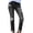 Black, variant on QIPOPIQ Clearance Women's Pants Fashion Pockets Button Mid Waist Skinny Ripped Jeans Trousers Hole Denim Pants