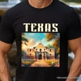 thumbnail image 2 of Rustic Texas State Alamo T-Shirt, American Western Charm Tee and San Antonio Historical Souvenir, 2 of 6
