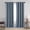 Blue, variant on Boucle Textured Grommet Window Curtain Panel, Ivory, 54x84 Inches