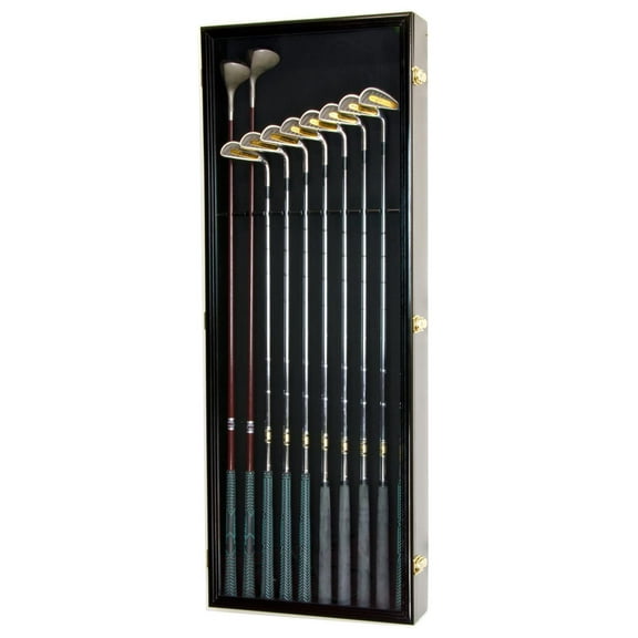 Large Golf Clubs Display Case Cabinet (Driver, Iron, Putter)