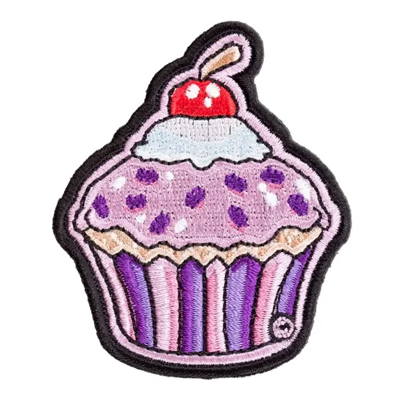 Cherry Topped Cupcake Patch, Fun Ladies Patches