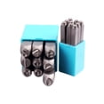 thumbnail image 2 of High Hardness Steel Number Ball Pein Hammer Hand Punch Metal Stamp Set for Mold Jewel Making Die, 2 of 4