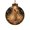 Gold5, variant on Christmas Tree Ball Ornament Featuring a Printed Angel Nativity Design with Hanging String, Decorative Bauble to Dress Holiday Branches and Seasonal Wreaths for the Tree