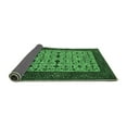 thumbnail image 2 of Ahgly Company Indoor Round Oriental Emerald Green Industrial Area Rugs, 5' Round, 2 of 4