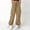 A65 Khaki, variant on Xdegoge Cargo Pants for Boys and Girls Kids High Waisted Baggy Y2K Parachute Pants with Flap Pockets Adjustable Drawstring Cuffs Lightweight Streetwear Dance Hiking Casual Trousers, 4-15 Years