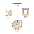 thumbnail image 6 of Sleep Zone Fluffy Round Shaggy Rug, Non Slip Soft Plush Carpet, Easy Clean Indoor Floor Mat, Dark Gray 4ft Round, 6 of 8