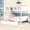 White, variant on Harper & Bright Designs Twin over Full Bunk Beds with Staircase and Drawers, Wooden Bunk Bed Frame with Storage Shelf for Bedroom, Espresso