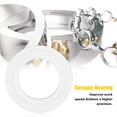 thumbnail image 2 of White Color ZrO2 Full Ceramic Miniature 6802-2RS Ball Bearing 15x24x5mm, 2 of 12