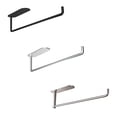 thumbnail image 4 of Bewildely Soporte para toallas de papel debajo del gabinete Soporte para toallas de papel de 12 pulgadas Autoadhesivo de acero inoxidable en la pared y Cocina y Comedor No.2 Bewildely HA025998-02, 4 of 6