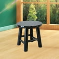 thumbnail image 4 of Dvkptbk Tabouret Rond en Bois Tabouret Nain Petit Tabouret en Bois Massif Tabouret Rond en Chêne Petit Tabouret Carré Tabouret de Buanderie Tabouret pour Changer de Chaussures, 4 of 6