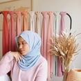 thumbnail image 5 of Muslim Chiffon Hijab Scarf Women Long Solid Color Head Wrap For Women Hijabs Scarves Ladies Muslim Veil Jersey Hijabs, 5 of 5