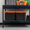 thumbnail image 3 of IRIS 19 Gal Lockable Storage Totes with Lids - Orange Lid, 2Pk, 3 of 8