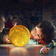 thumbnail image 3 of Lámpara de luna 3D oso de fresa luz LED 16 colores diámetro 15 cm Lámpara de noche estrellada cósmica con control remoto, 3 of 5