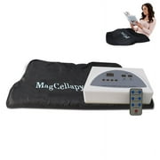 Far Infrared Sauna Blanket Body Sculpting Sauna Bag Professional Detox Therapy Anti-Aging Beauty Machine Fitness Machine (Black)