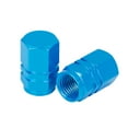 thumbnail image 5 of Unique Bargains 4pcs Blue Tire Stem Valve Caps Wheel Valve Covers Car Motorcycle Dustproof Hexagon Shape Aluminium Alloy Tire Cap, 5 of 5