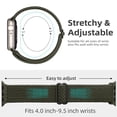 thumbnail image 3 of Apple Watch Band 38mm 40mm 41mm 42mm 44mm 45mm 49mm for Women Men ,Braided Stretchy Adjustable Straps Compatible iWatch Bands for Series 9 8 SE 7 6 5 4 3 Ultra 2 1, 3 of 9