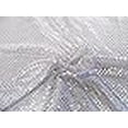 thumbnail image 3 of Paillettes en Tissu Extensible à Pois Blancs et Argentés Transparent L46, 3 of 3