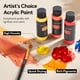 thumbnail image 3 of Juego de pintura acrílica TMOL, 24 colores (botella de 2 oz) con 12 pinceles, suministros para pintar sobre lienzo, madera, cerámica y tela, pigmentos ricos y duraderos para principiantes, estudiantes, 3 of 7
