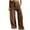 *Coffee, variant on ClodeEU Women's Mid Rise Cargo Jean Pant,Straight Leg Pants with Pockets , Loose Fashion Pants Khaki,Womens Plus XL