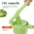 thumbnail image 4 of Manual Plastic Potato Ricer & Masher, 1pc Vegetable Squeezer, Easy Lever Press, Anti-Clog Mesh, for Potatoes,Pumpkins,Fruits, Fluffy Mash,Juice Extraction, Kitchen Tool, 4 of 8