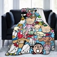 thumbnail image 6 of Hello Kitty Throw Blanket, Cozy Flannel Blankets For Boys Girls, Super Soft Warm Blanket For Couch Sofa Bed, 6 of 9