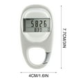 thumbnail image 3 of Arghm Pedometer,Walking Memory,Daily Monitor,Steps,Calorie Tracking,7-day Storage,Easy to Use,No Bluetooth,Download, 3 of 7