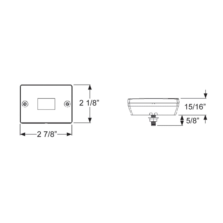 Hopkins Towing Solutions LED Side Marker Light Fits Trucks, Amber 
