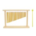 thumbnail image 3 of Musical Percussion Chimes, Single-row Chimes, Excellent Effect Wood Practical Golden Concert Playing For Children Music Enthusiast, 3 of 8